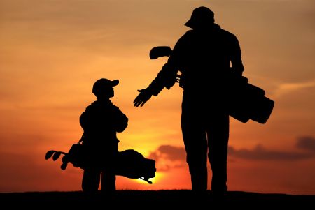 golf_padre_figlio