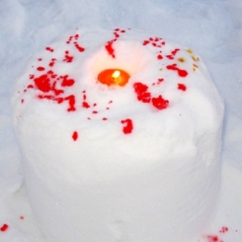 Торт зі снігу