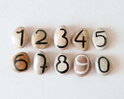Учимося рахувати за допомогою морських камінчиків